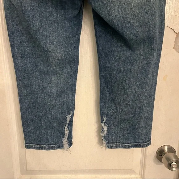 Judy Blue Distressed Ankle Jeans skinny fit Capri - Picture 8 of 10